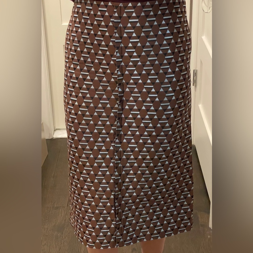 Marni Geometric Print Skirt, Size 42